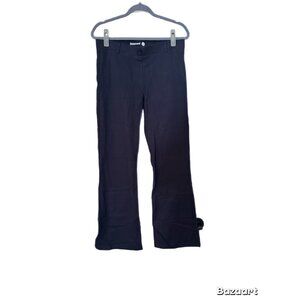 Betabrand Classic Bootcut Ponte Dress Pant Navy Blue Yoga Size Large Womens